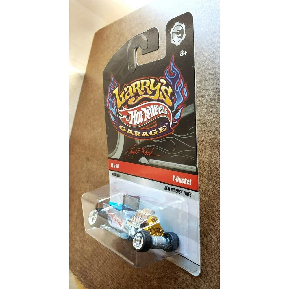 2009 Hot Wheel T-BUCKET Metalflake Silver LARRY'S GARAGE SERIES 14/20 1:64 RR5SP